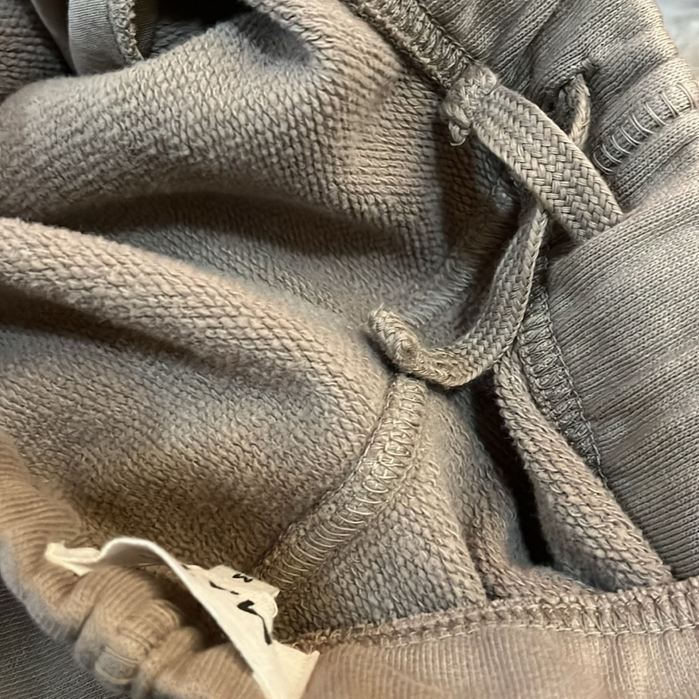 NEW MATE The Label M 100% Organic Cotton Light Brown/Tan Fleece Relaxed Sweat - Picture 12 of 15